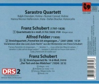 Alfred Felder - Franz Schubert • Streichquartette CD
