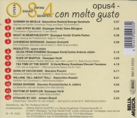 Opera Swing Quartet (OS4) • Con molto Gusto CD