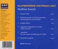 Matthias Soucek • Klavierwerke von Franz Liszt CD