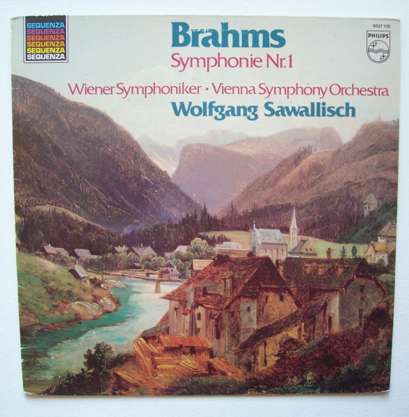 Johannes Brahms (1833-1897) • Symphonie Nr. 1 LP • Wolfgang Sawallisch