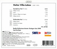 Heitor Villa-Lobos (1887-1959) • Symphony No. 7 - Sinfonietta No. 1 CD
