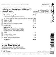 Ludwig van Beethoven (1770-1827) • Eroica op. 55 - Piano Quartet op. 16 CD