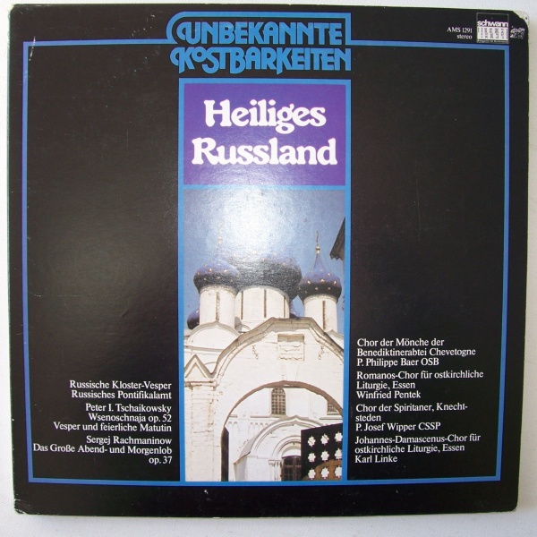 Unbekannte Kostbarkeiten • Heiliges Rußland 4 LP-Box