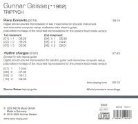 Gunnar Geisse • Triptych CD