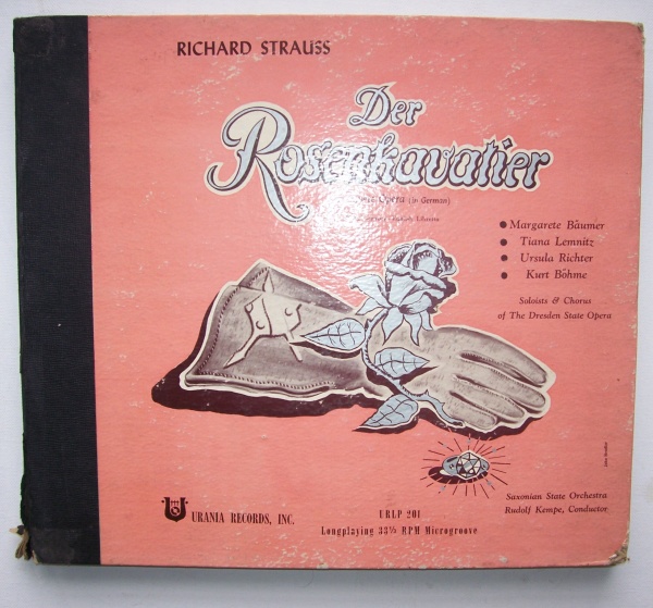 Richard Strauss (1864-1949) • Der Rosenkavalier 4 LPs • Rudolf Kempe
