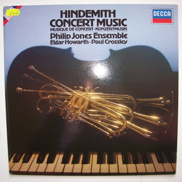 Paul Hindemith (1895-1963) • Concert Music LP • Philip Jones Ensemble
