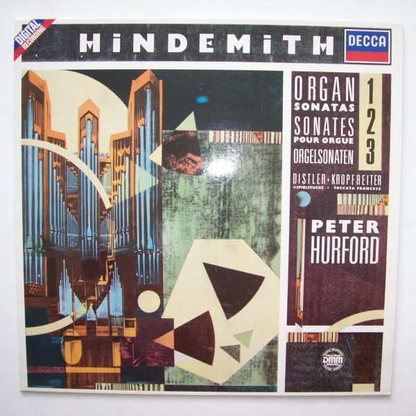 Paul Hindemith (1895-1963) • Organ Sonatas 1, 2, 3 LP • Peter Hurford