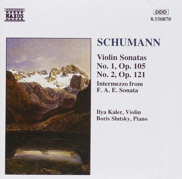 Robert Schumann (1810-1856) • Violin Sonatas Nos. 1 and 2 CD • Ilya Kaler
