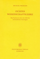 Michael Brüggen • Fichtes Wissenschaftslehre