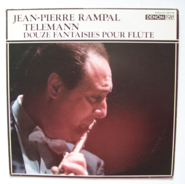 Jean-Pierre Rampal: Georg Philipp Telemann (1681-1747) • Douze Fantaisies pour Flûte LP