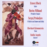 Eberhard Klemmstein • Bloch, Milhaud, Prokofjew CD