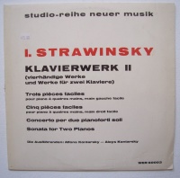 Igor Stravinsky (1882-1971) • Klavierwerk II LP