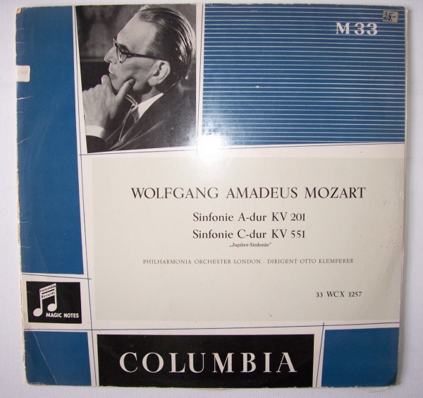 Otto Klemperer: Wolfgang Amadeus Mozart (1756-1791) • Symphonies KV 201 & 551 LP
