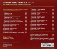 Johann Sebastian Bach (1685-1750) • Goldberg Variations 2 CDs • Pieter Dirksen