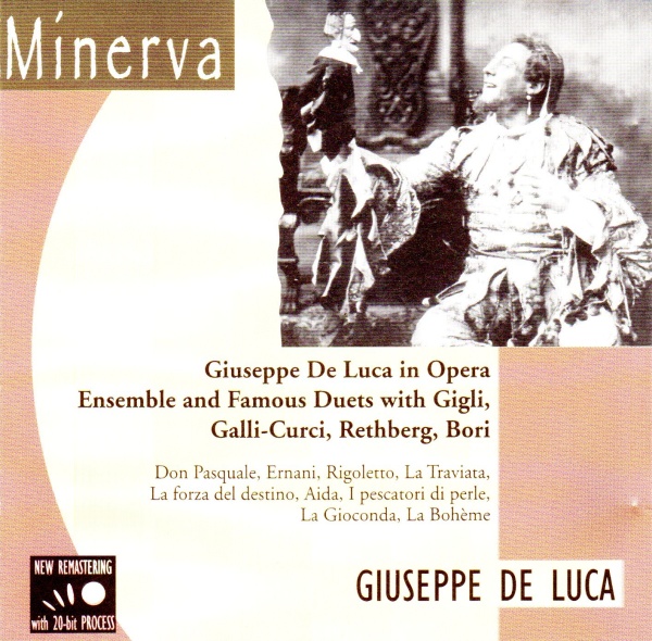 Giuseppe de Luca in Opera CD