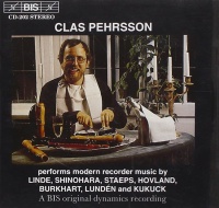 Clas Pehrsson performs Modern Recorder Music CD