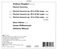 Carl Andreas Goepfert (1768-1818) • 3 Clarinet Concertos CD