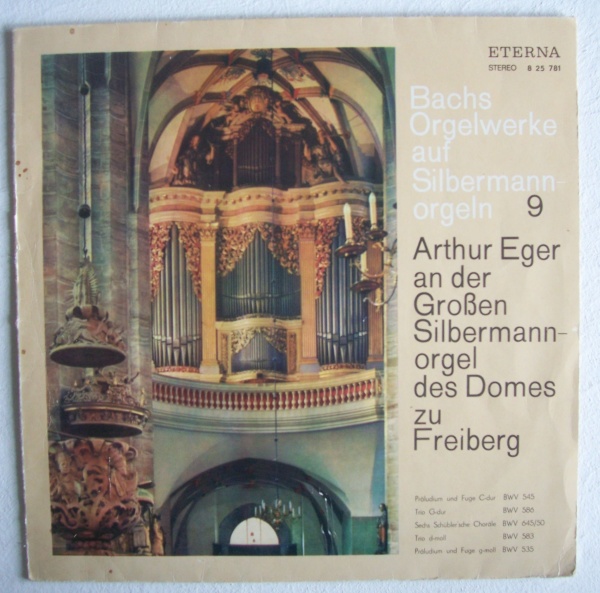 Johann Sebastian Bach (1685-1750) • Orgelwerke auf Silbermann-Orgeln Vol. 9 LP