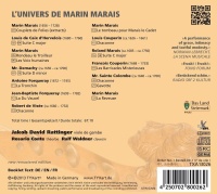 Jakob David Rattinger • LUnivers de Marin Marais CD