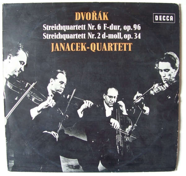Janacek-Quartett: Antonin Dvorak (1841-1904) • Streichquartette Nr. 6 & Nr. 2 LP