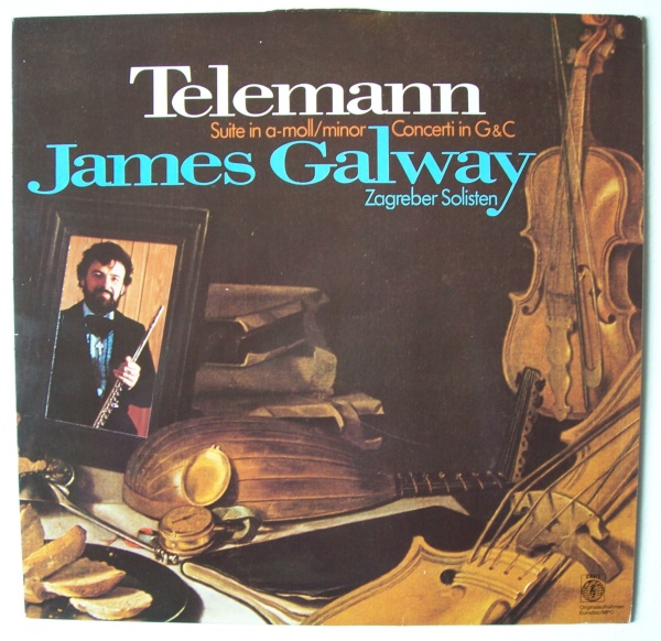 James Galway: Georg Philipp Telemann (1681-1747) • Suite in A moll / minor LP