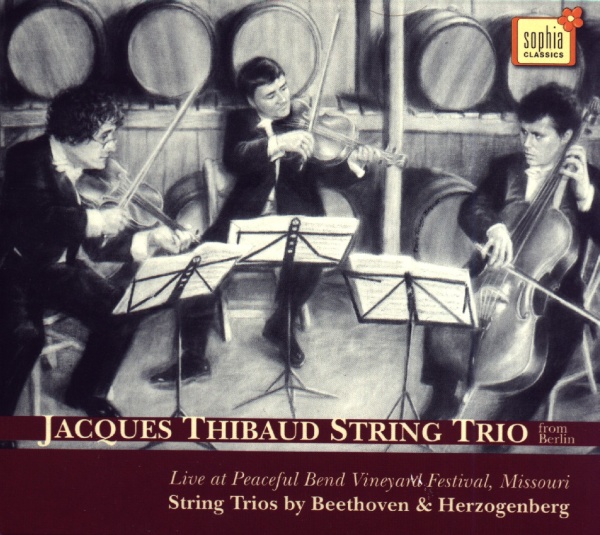 Jacques Thibaud String Trio • Live at Peaceful Bend Vineyard Festival CD