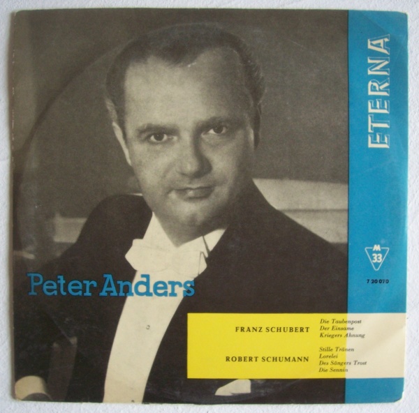 Peter Anders • Schubert & Schumann 10"