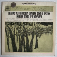 Bruno Walter • Brahms & Mahler LP