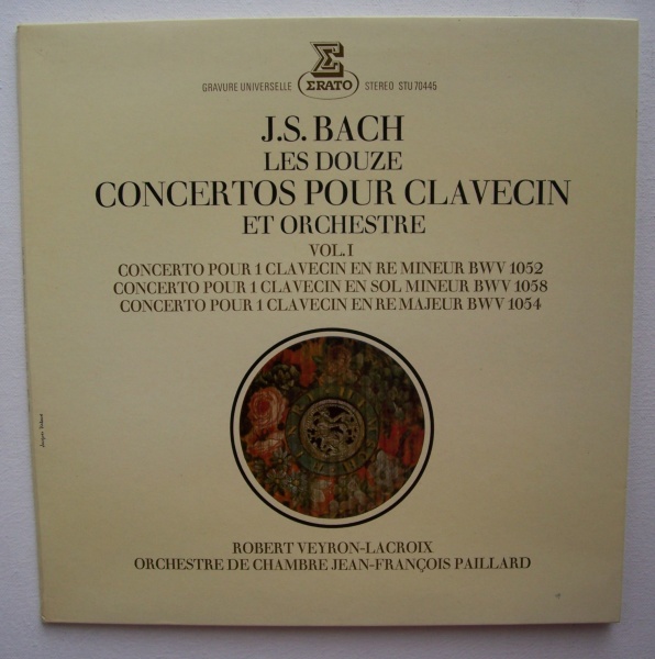 Bach (1685-1750) • Les Douze Concertos pour Clavecin et Orchestre Vol. I LP