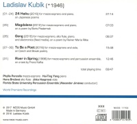 Ladislav Kubik • Vocal Music CD