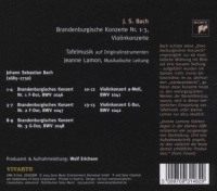 Bach (1685-1750) • Brandenburgische Konzerte Nr. 1-3...