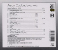 Aaron Copland (1900-1990) • Works for Piano Vol. I CD