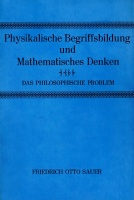 Friedrich Otto Sauer • Physikalische Begriffsbildung...