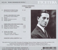 George Gershwin (1898-1937) • A Piano Solo Album CD...