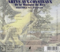 Artus Aux-Cousteaux (1590-1656) • De la Musique de Roy CD