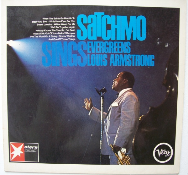 Louis Armstrong • Satchmo sings Evergreens LP