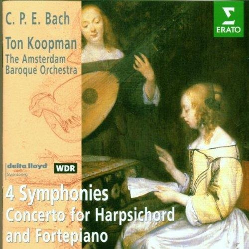 Carl Philipp Emanuel Bach (1714-1788) • 4 Symphonies | Concerto for Harpsichord and Fortepiano CD
