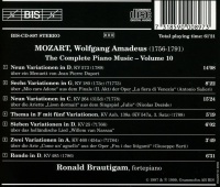 Wolfgang Amadeus Mozart (1756-1791) • Complete Solo Piano Music Volume 10 CD