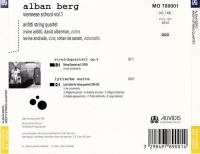 Alban Berg (1885-1935) • Viennese School Vol. 1 CD • Arditti String Quartet
