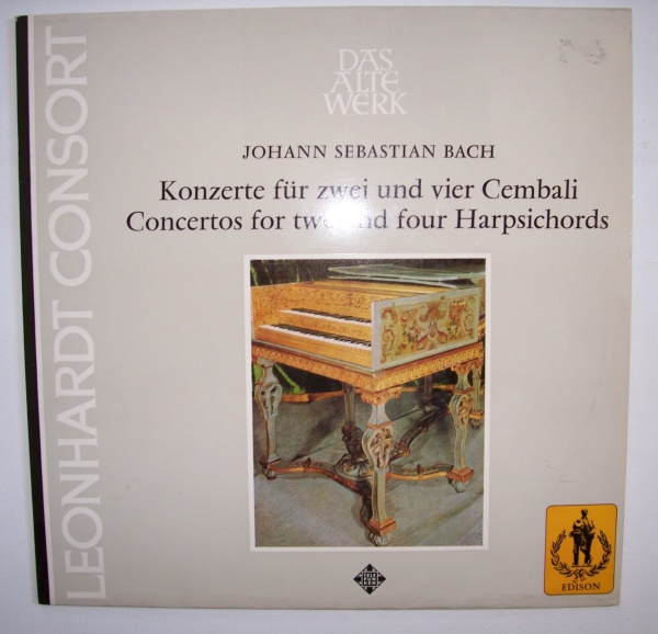 Johann Sebastian Bach (1685-1750) • Konzerte für 2 & 4 Cembali LP