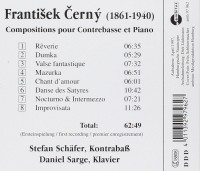 Frantisek Cerný (1861-1940) • Compositions pour Contrebasse et Piano CD