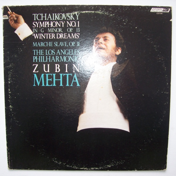 Zubin Mehta: Peter Tchaikovsky (1840-1893) • Symphony No. 1 LP