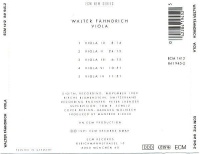Walter Fähndrich • Viola CD
