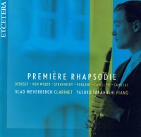 Vlad Weverbergh • Première Rhapsodie CD