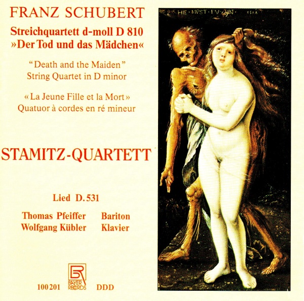 Franz Schubert (1797-1828) – Streichquartett d-moll D.810 "Der Tod und das Mädchen" CD - Stamitz-Quartett