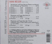 Max Reger (1873-1916) • Klavier- & Orgelwerke CD