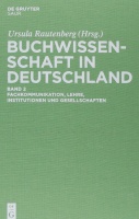 Buchwissenschaft in Deutschland, 2 Bände