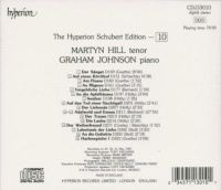 Martyn Hill: Franz Schubert (1797-1828) • The Hyperion Schubert Edition Vol. 10 CD