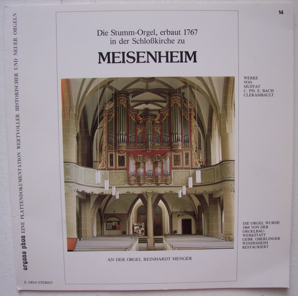 Die Stumm-Orgel in der Schloßkirche Meisenheim LP
