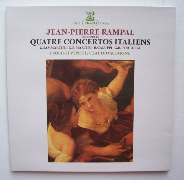 Jean-Pierre Rampal • Quatre Concertos italiens LP
